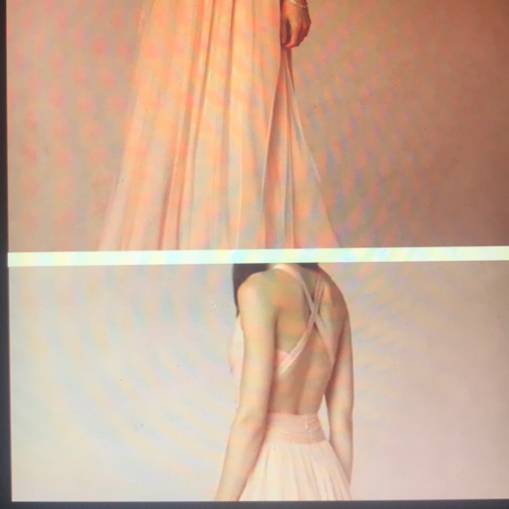 Blush bridesmaid dress